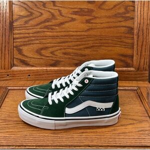 Vans Skate Sk8-Hi‎ Scarab Military Green High Top Sneakers Mens 8 VN0A5FCCBKA